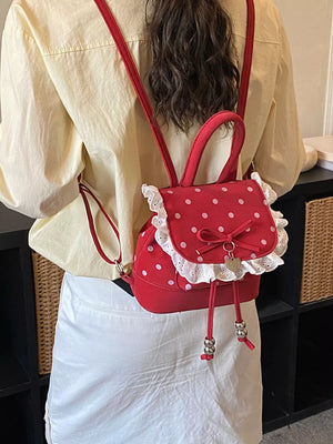 Red backpack