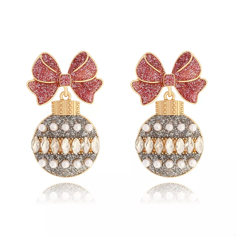 Synthetic Pearl, 18K Gold-Plated, Resin, Zinc alloy, Rhinestone Care instruction earrings in gold with drop silhouette
