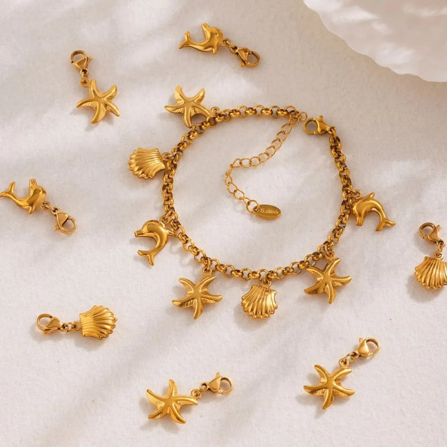 gold bracelet with wrist-length and hook-and-eye