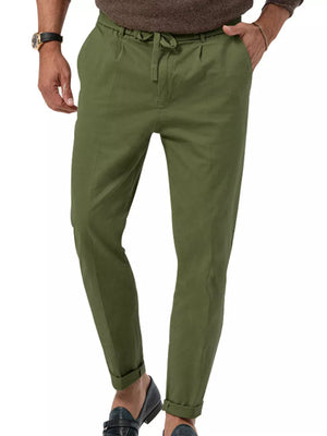 Apricot Men's Casual Drawstring Pants Plus Size