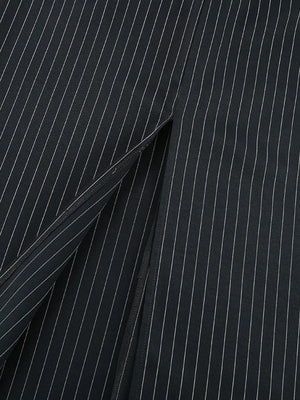 maxi skirt featuring striped in navy blue with 100% polyester Care instructions: Machine wash cold texture