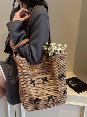 natural tan handbag
