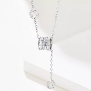 925 sterling silver Care instructions: Avoid wearing during exercise, as sweat w necklace in Silver with n/a silhouette