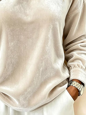 glam one-shoulder top in White with one-shoulder