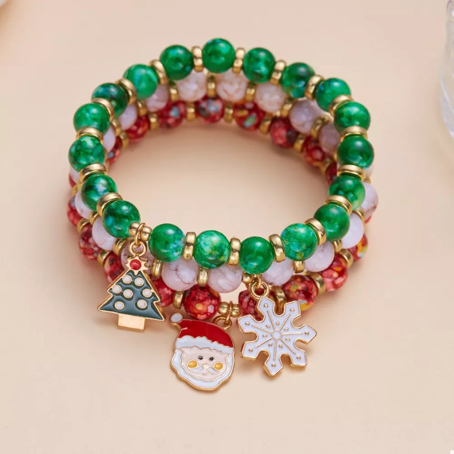 bracelet featuring marbled, solid, speckled in green with 18K Gold-Plated, Alloy, Acrylic, Resin Care instructions: Avoid