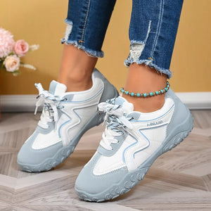 Round Toe Lace Up Sneakers option 8