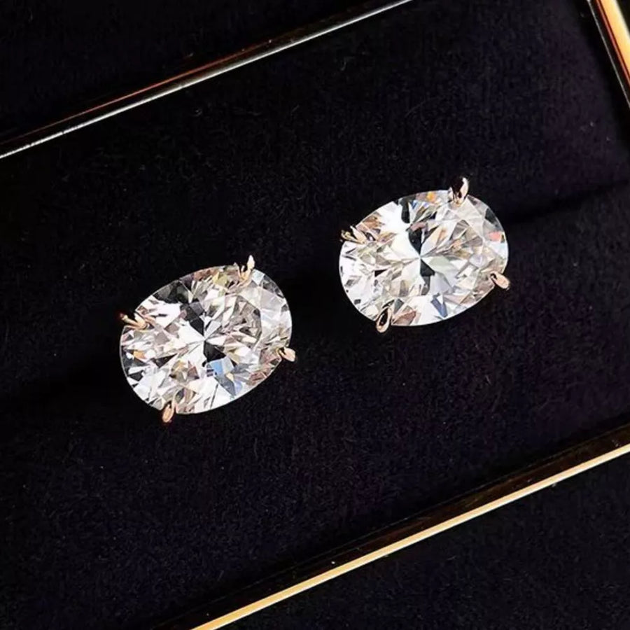 earrings in silver
