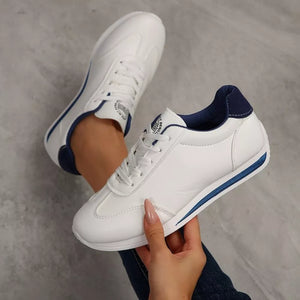 Dark Blue sneakers with not applicable and lace-up