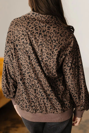 100% polyester Care instructions: Machine wash cold sweatshirt in Coffee Brown with relaxed silhouette