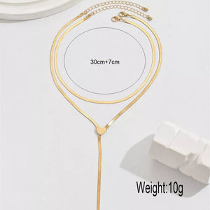 gold necklace