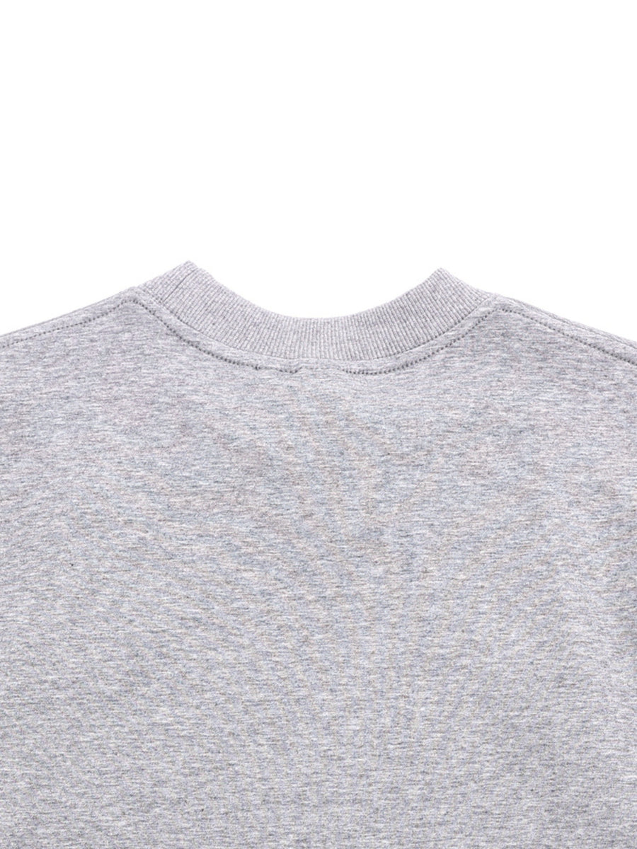 Men's Crewneck Short Sleeve T-Shirt in White with stretch