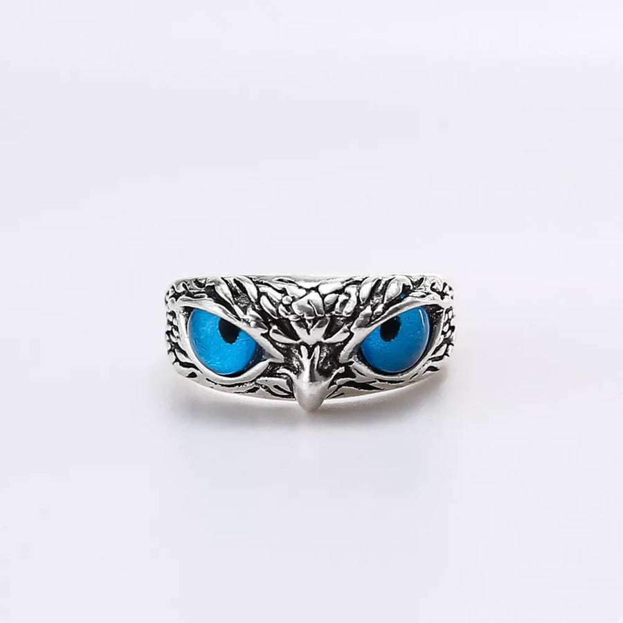 Silver regular ring with na
