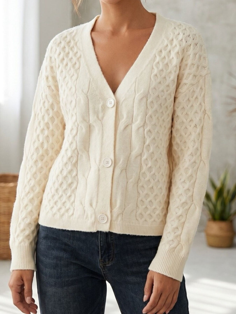 95% polyester, 5% spandex Care instructions: Machine wash cold cardigan in Black with regular silhouette