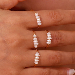 gold with ring with 18K gold-plated 10