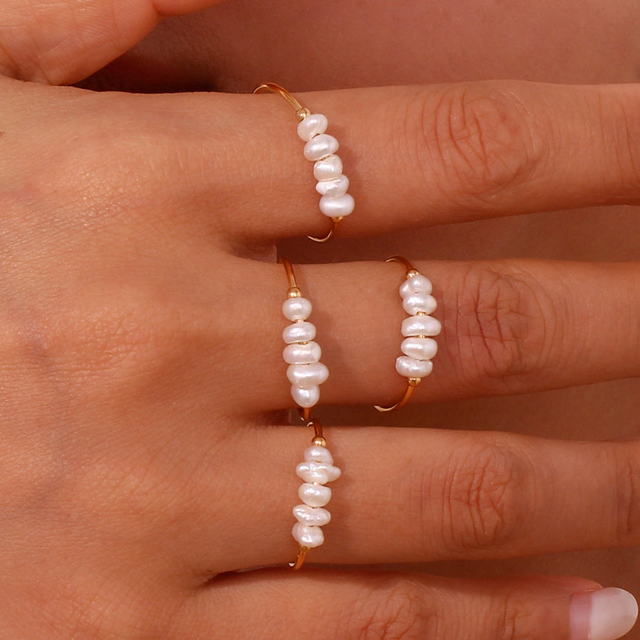 gold with ring with 18K gold-plated 10