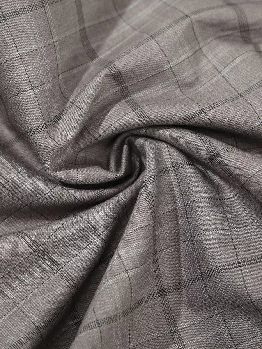 Men's Plaid Wide-leg Pants option 6