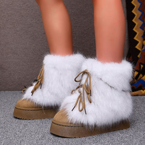 Camel Color boots with ankle-length and lace-up