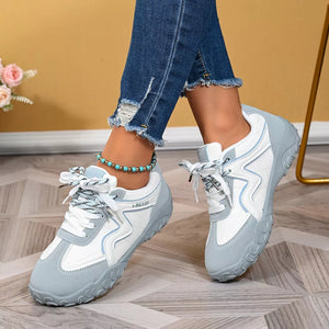 Round Toe Lace Up Sneakers option 9