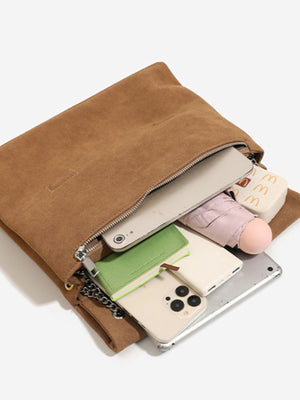 Brown shoulder bag