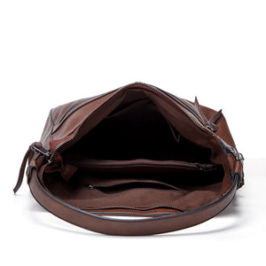 Brown hobo bag