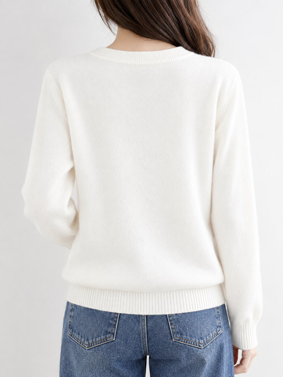 Viscose fiber and polyester Care instructions: Hand wash cold cardigan in Beige with relaxed silhouette