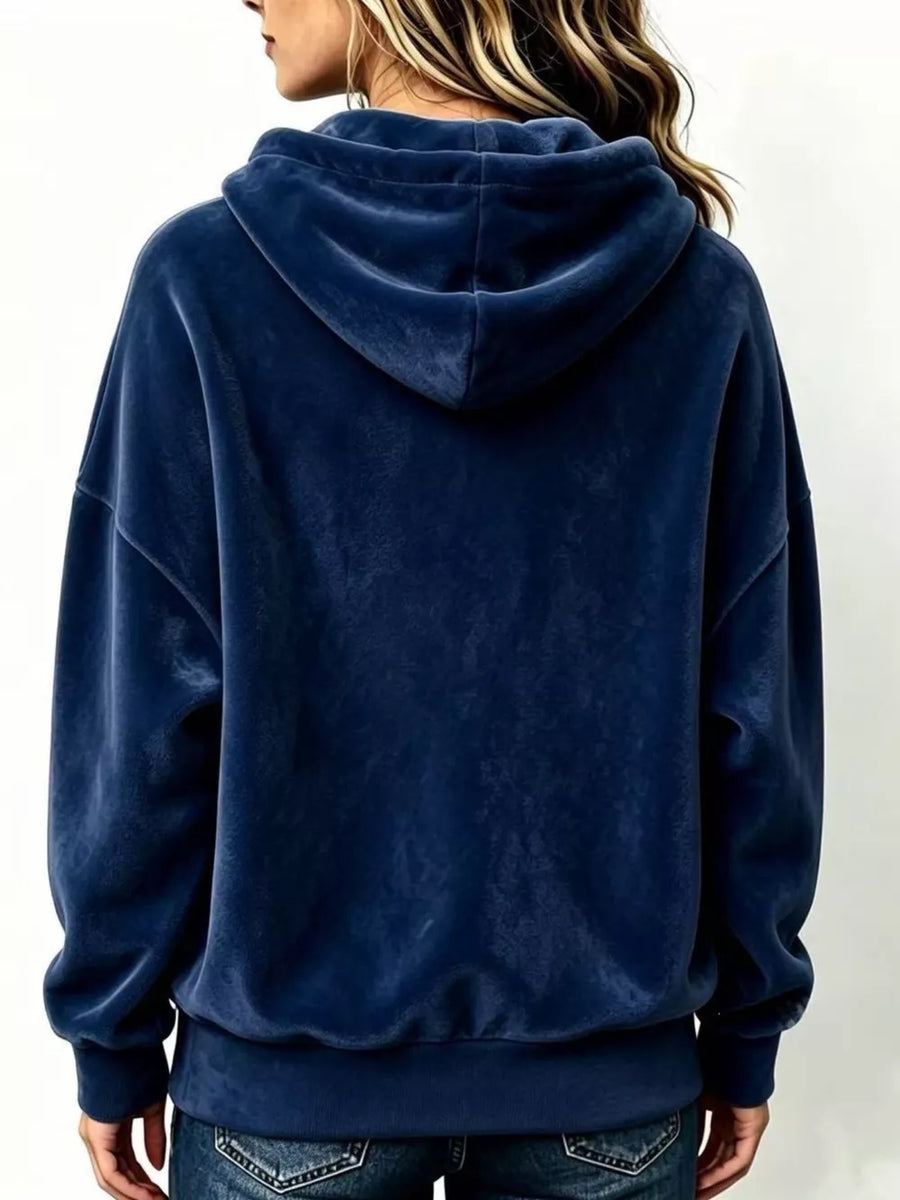 pullover hoodie in Dark Green