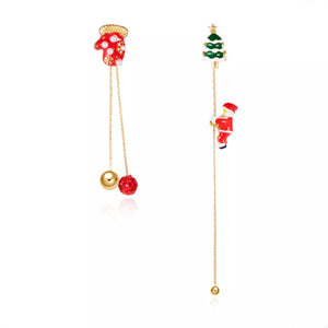 white earrings with long and post-back