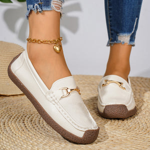 loafers in White
