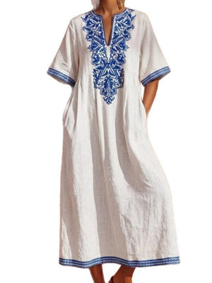 100% polyester Care instructions: Machine wash cold midi dress in Purple with A-line silhouette