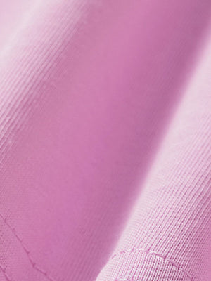 Pink toddler t-shirt with ribbed texture detail