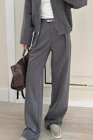 modern matching set in Gray with collared