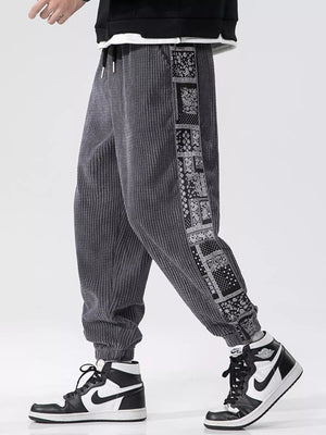 95%polyester,5%spandex Care instructions: Machine wash cold joggers in Navy Blue with loose silhouette