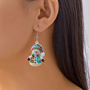 Alloy, Acrylic, Silver-plated Care instructions: 1 earrings in pink with dangle silhouette