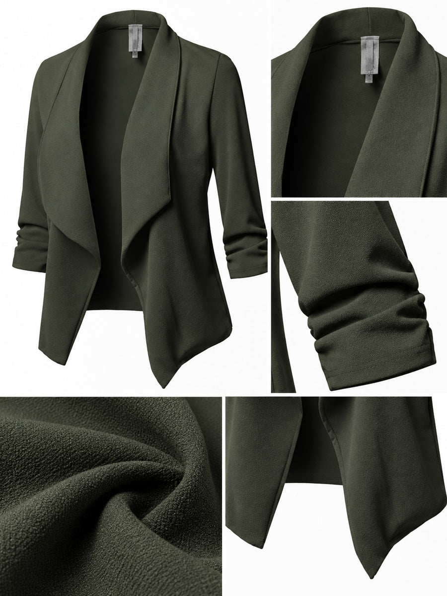 Viscose & blazer in Black with regular silhouette