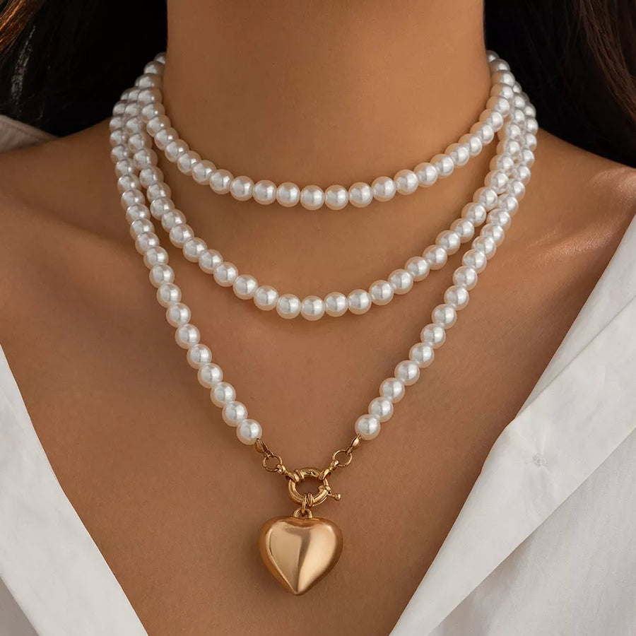 ivory necklace with long and toggle