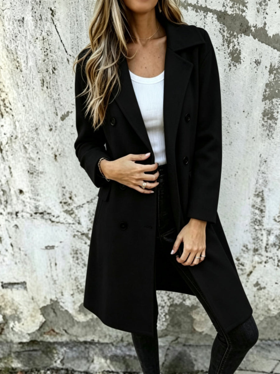 100% polyester Care instructions: Machine wash cold overcoat in Coffee Brown with regular silhouette