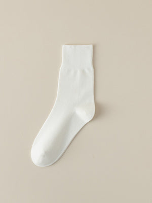 socks in Light Purple with elastic cuff and ankle-length