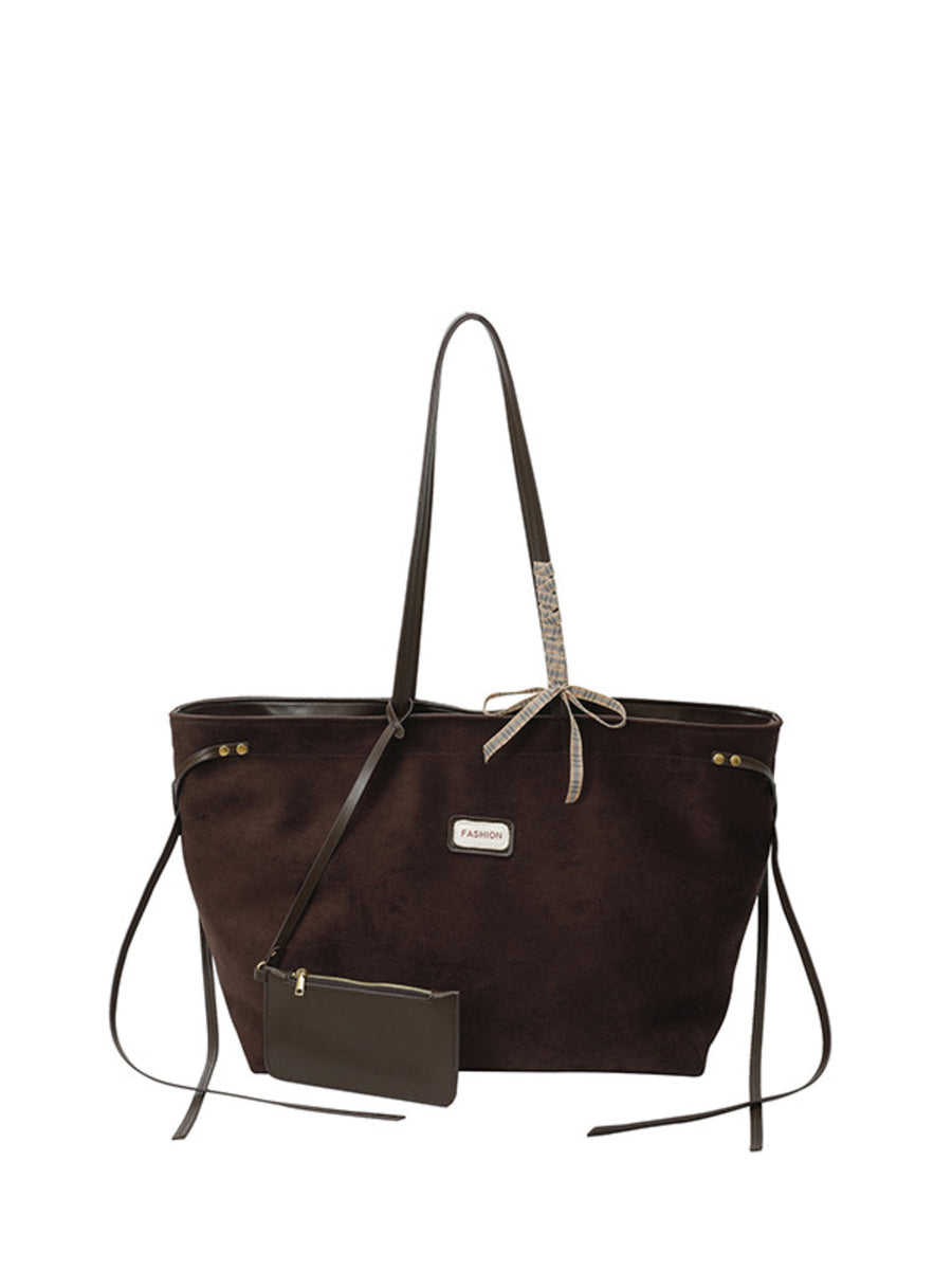 tote in dark brown