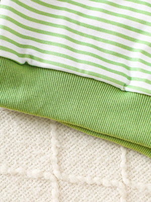 Children's Golf Cart Striped Top And Pants Set option 5
