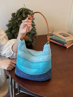 Straw Woven Shoulder Bag option 6