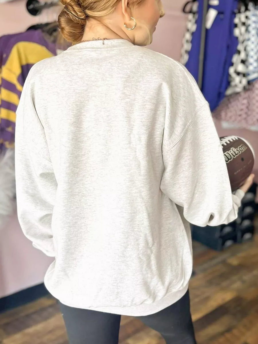 athleisure zip-up sweater in Light Gray with collared