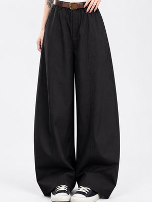 cargo pants in Cement Gray-Tall Barrel Leg