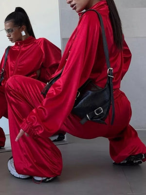 track jacket in Orange