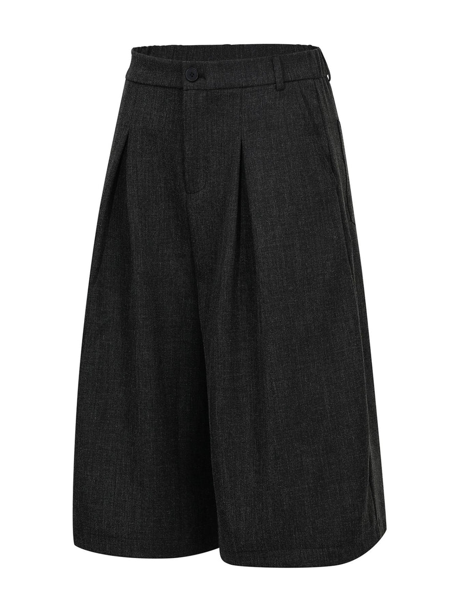 capri pants in Khaki with high-waisted and capri