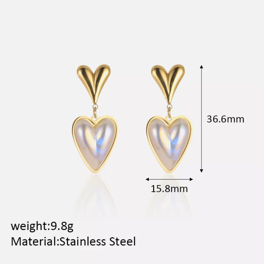 earrings in gold