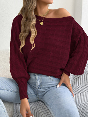 pullover sweater in Camel