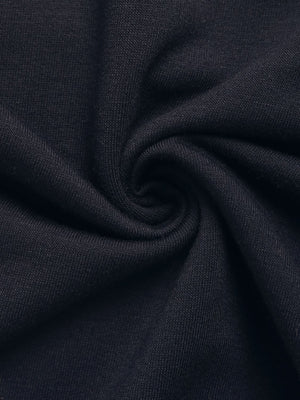 Navy Contrast Waistband Palazzo Pants