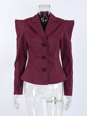 blazer in Burgundy