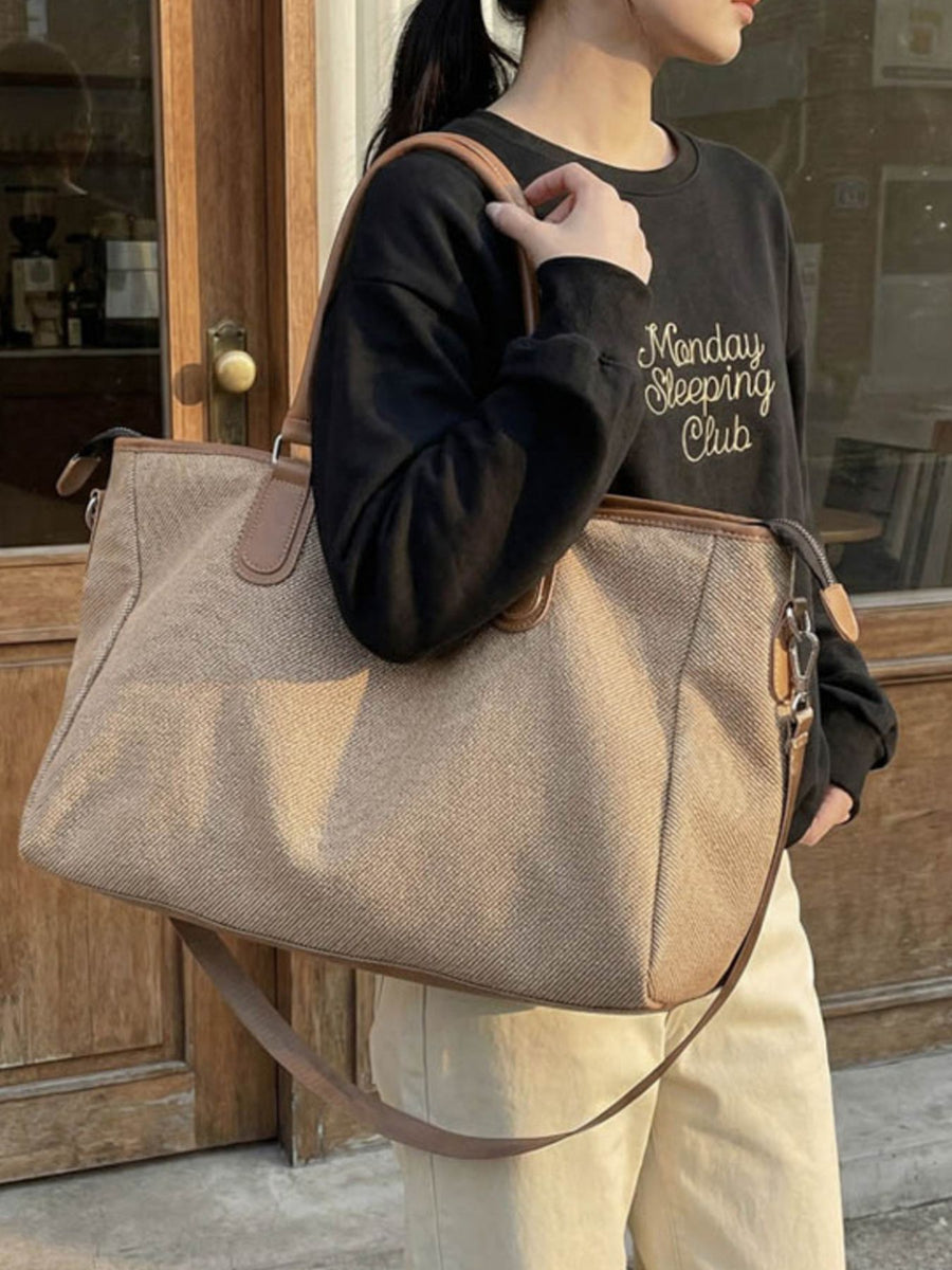 Large Capacity Travel Bag in Brown