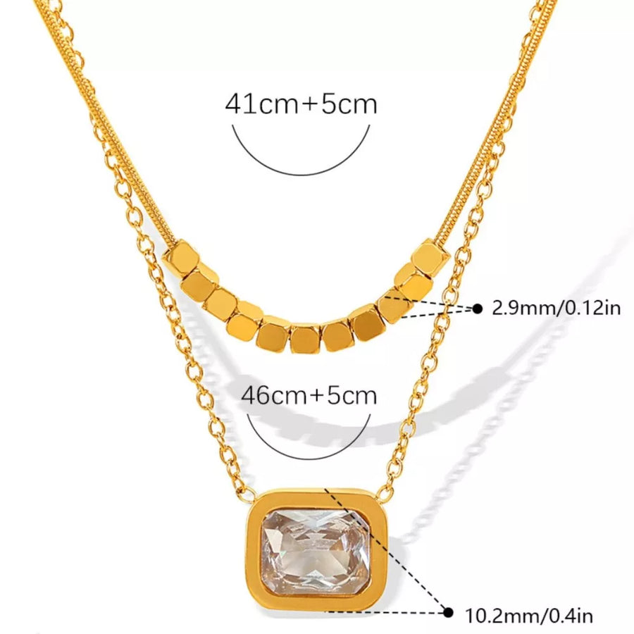 gold necklace